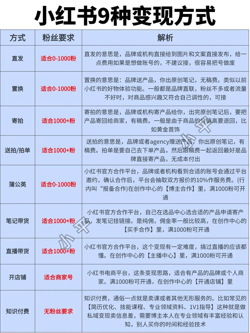 买小红书1000粉有买的吗_如何在小红书实现内容变现_小红书1000粉丝可以赚钱吗